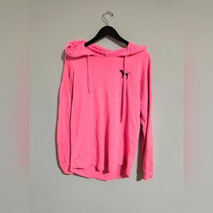 Vintage VS Victoria's Secret Love Pink Leopard Hoodie